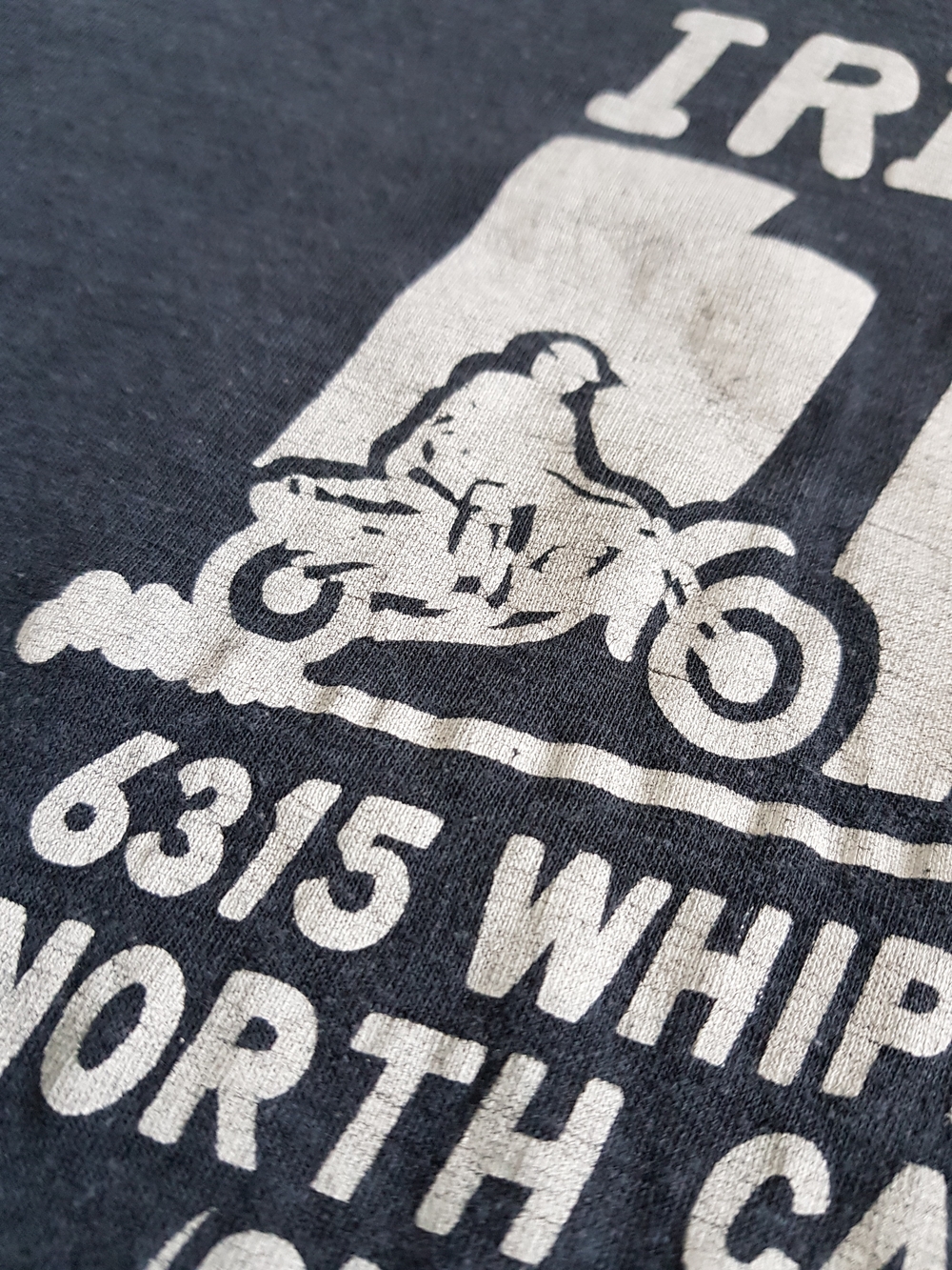 Vintage 80s/90s I Ride With TNS North Canton, Ohio Promo T-Shirt SINGLE STITCH - Picture 4 of 10